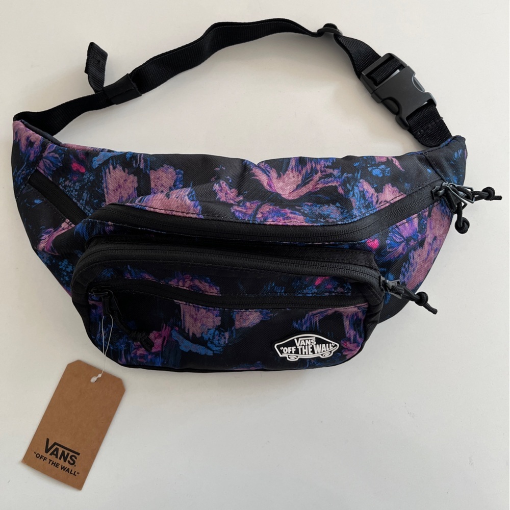VANS Off The Wall Street Ready Floral  Adjustable Waist Bag Fanny Pack  NWT